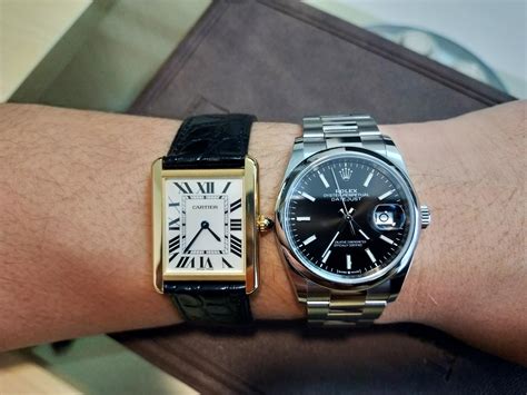 cartier vs rolex reddit|Rolex tank.